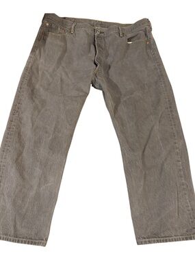 Mens Levi’s 501 46 / 30 Gray Jeans